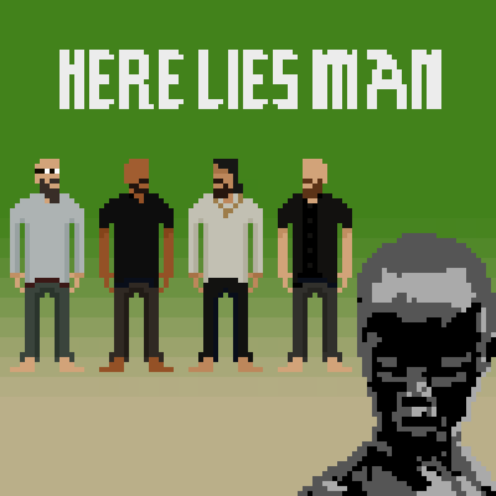 Here Lies Man Pixel Art