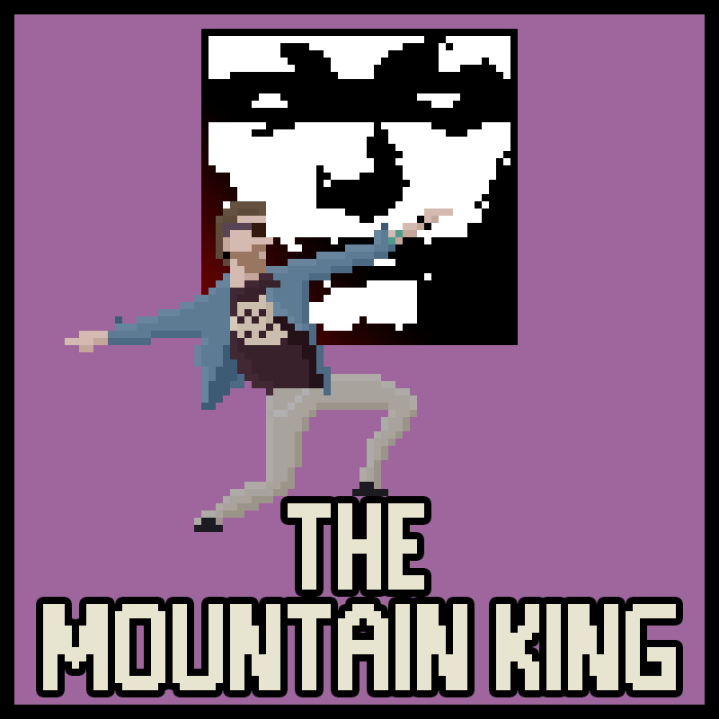 The Mountain King Pixel Art